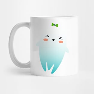 Kawaii Illustration cute Ghost for Kids Mug